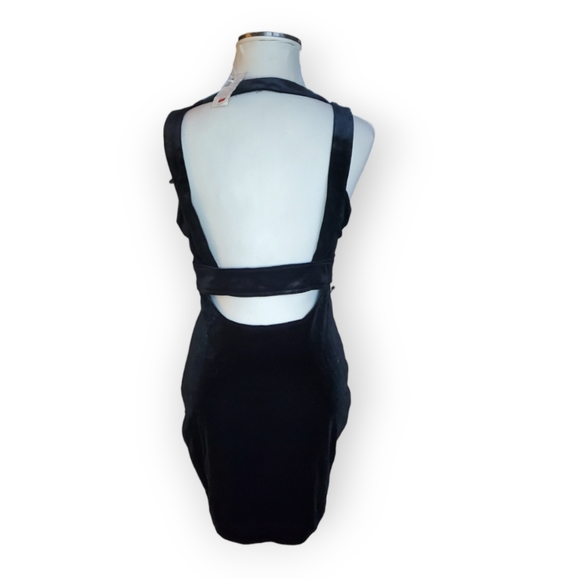GUESS Women’s Ella Velour Bodycon Dress Size Medium NWT - Picture 5 of 5